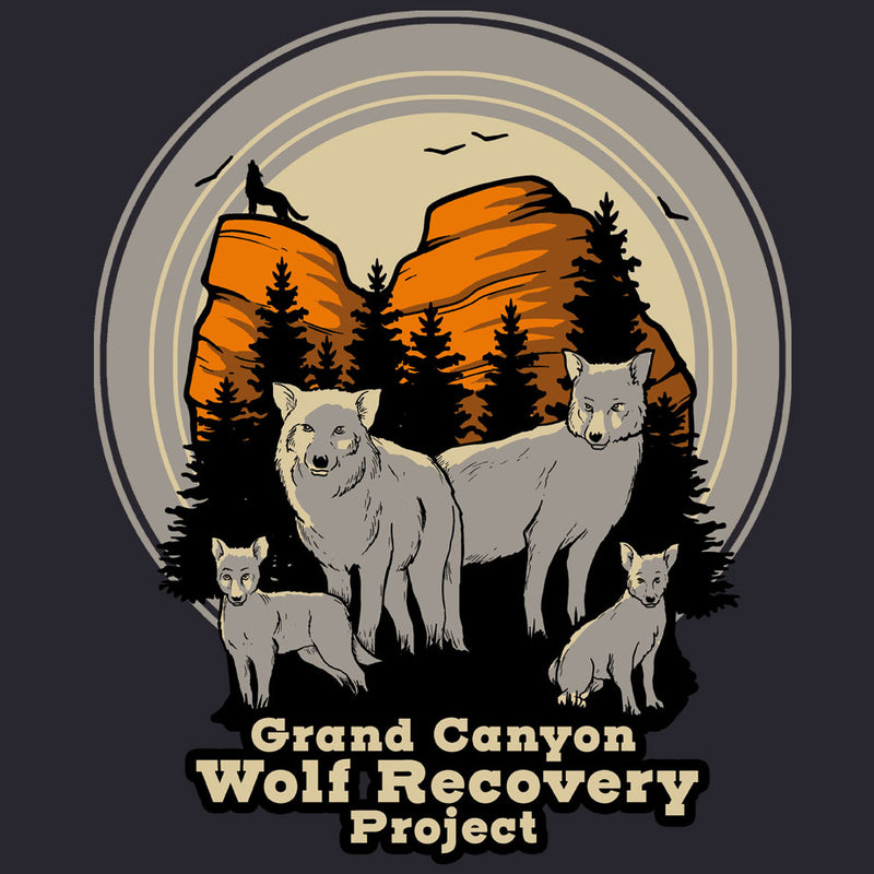 Grand Canyon Wolf Recovery Project - 100% ORGANIC Adult - Black