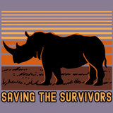 Saving the Survivors - 100% ORGANIC Adult Allmade® Tee - Cosmic Purple