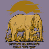 Following Giants - 100% ORGANIC Adult Allmade® Tee - Cosmic Purple