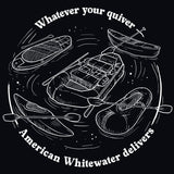 American Whitewater - 100% ORGANIC Adult - Black