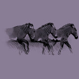 Grevy's Zebra Trust - 100% ORGANIC Adult Allmade® Tee - Cosmic Purple
