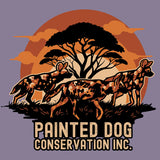 Painted Dog Conservation Inc. - 100% ORGANIC Adult Allmade® Tee - Cosmic Purple
