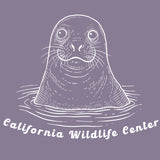 California Wildlife Center - 100% ORGANIC Adult Allmade® Tee - Cosmic Purple