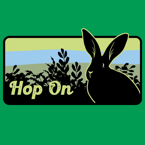 Rabbitats - Ladies Racerback Tank - Kelly