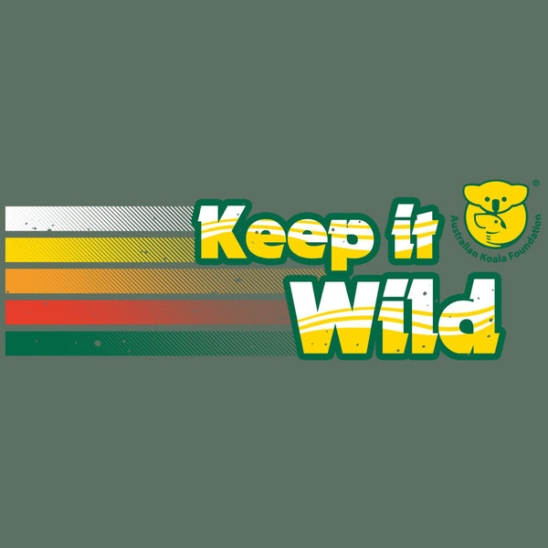Keep it Wild - EcoBlend Hooded Tee - Asparagus
