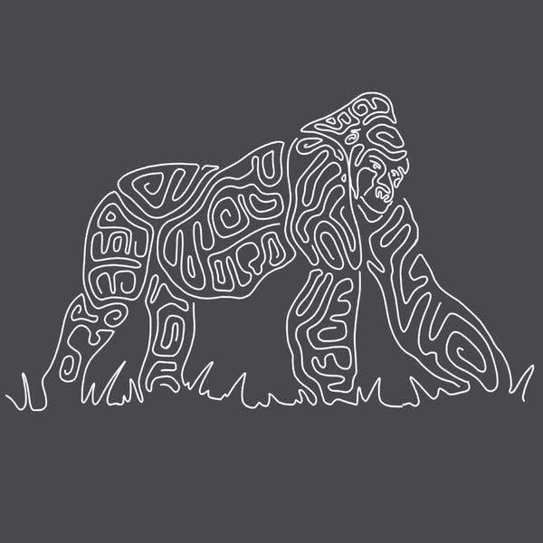 Gorilla Doctors - EcoBlend Hooded Tee - Charcoal