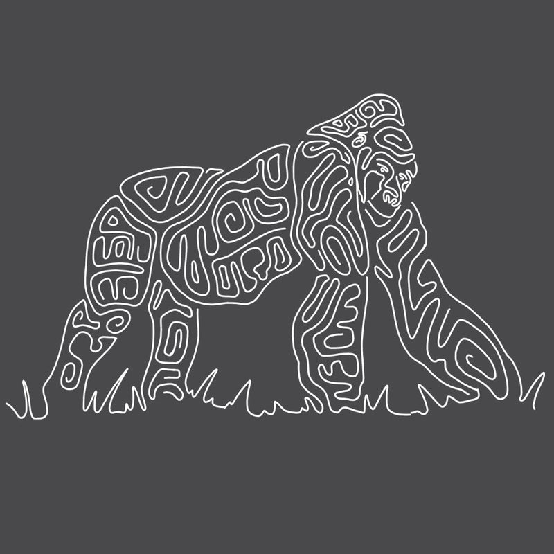 Gorilla Doctors - EcoBlend Hooded Tee - Charcoal