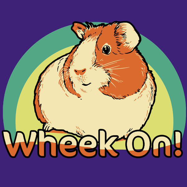 Wheek On! - Ladies Racerback Tank - Purple Rush