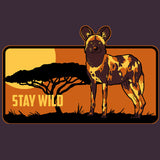 Painted Dog Conservation Inc. - EcoBlend Hooded Tee - Eggplant