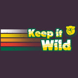 Keep it Wild - EcoBlend Hooded Tee - Eggplant