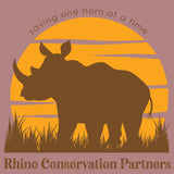 Rhino Conservation Partners - Allmade® Women's ECO-FRIENDLY Tri-Blend Muscle tank - Desert Rose