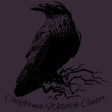 California Wildlife Center - EcoBlend Hooded Tee - Eggplant
