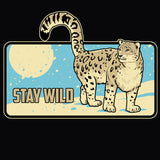 Snow Leopard Trust - Ladies Tank - Black