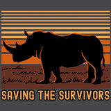 Saving the Survivors - Midweight French Terry Pullover Hoody - Heavy Metal