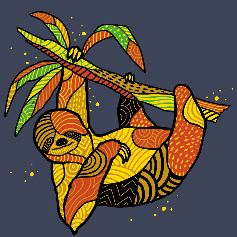 Sloth Conservation Foundation - EcoBlend Hooded Tee - Water