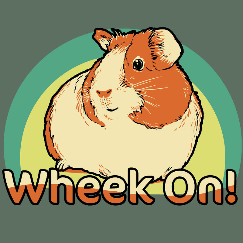 Wheek On! - EcoBlend Hooded Tee - Asparagus