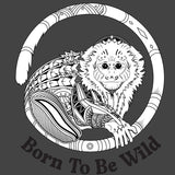 Jungle Friends - EcoBlend Hooded Tee - Charcoal