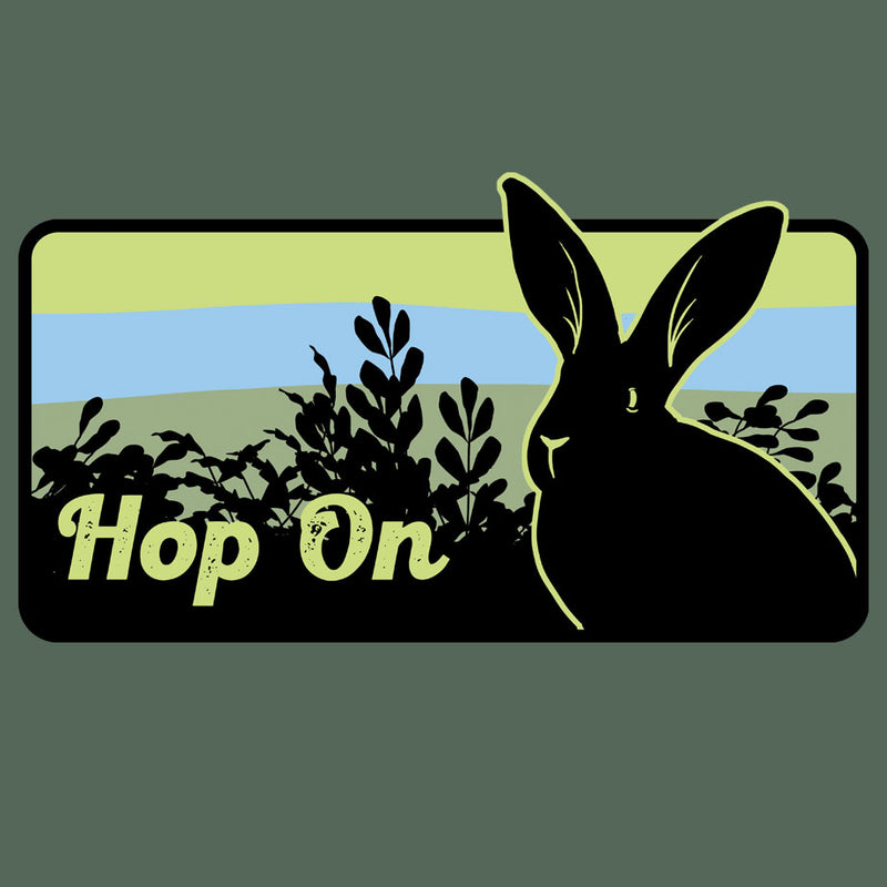 Rabbitats - EcoBlend Hooded Tee - Asparagus