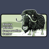 Alaska Wildlife Conservation Center - EcoBlend Hooded Tee - Water