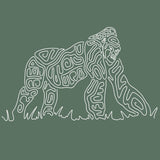 Gorilla Doctors - EcoBlend Hooded Tee - Asparagus