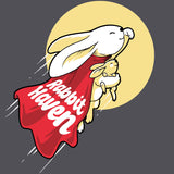 Rabbit Haven - Midweight French Terry Pullover Hoody - Heavy Metal