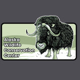 Alaska Wildlife Conservation Center - Midweight French Terry Pullover Hoody - Heavy Metal
