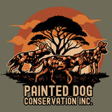 Painted Dog Conservation Inc. - Allmade® Unisex ECO-BLEND Hoodie Tee - Olive You Green