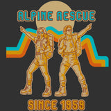 Alpine Rescue Team - Allmade® Unisex ECO-BLEND Hoodie Tee - Space Black
