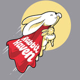 Rabbit Haven - Gildan Adult Heavy Blend™ 8 oz., 50/50 Hooded Sweatshirt - Graphite Heather