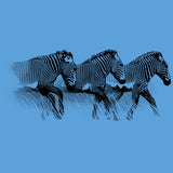 Grevy's Zebra Trust - Allmade® Unisex ORGANIC CVC Fleece Pullover Hoodie - Azure Blue
