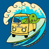 Tour de Turtles - Ladies Racerback Tank - Turquoise