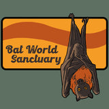 Bat World Sanctuary - EcoBlend Hooded Tee - Asparagus