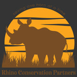 Rhino Conservation Partners - Allmade® Unisex ECO-BLEND Hoodie Tee - Space Black