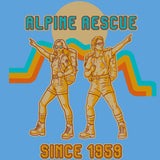 Alpine Rescue Team - Allmade® Unisex ECO-BLEND Hoodie Tee - Azure Blue