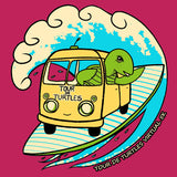 Tour de Turtles - Ladies Racerback Tank - Raspberry