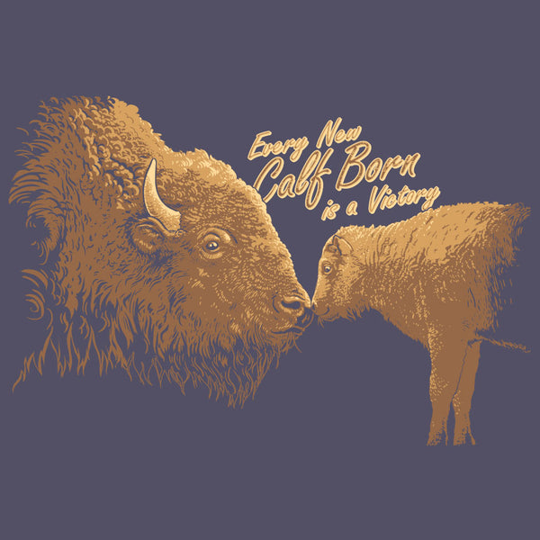 Buffalo Field Campaign - Gildan Adult Heavy Blend™ 8 oz., 50/50 Hooded Sweatshirt - Heather Dark Navy