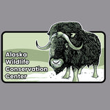 Alaska Wildlife Conservation Center - Gildan Adult Heavy Blend™ 8 oz., 50/50 Hooded Sweatshirt - Graphite Heather