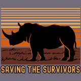 Saving the Survivors - Allmade® Unisex ORGANIC CVC Fleece Pullover Hoodie - Cosmic Purple