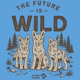 Project Coyote - Allmade® Unisex ECO-BLEND Hoodie Tee - Azure Blue