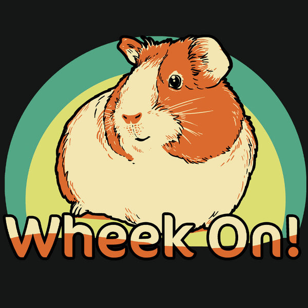 Wheek On! - Gildan Adult Heavy Blend™ 8 oz., 50/50 Hooded Sweatshirt - Black