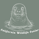 California Wildlife Center - Allmade® Unisex ORGANIC CVC Fleece Pullover Hoodie - Matcha Green