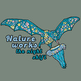 Bat World Sanctuary - Allmade® Unisex ORGANIC CVC Fleece Pullover Hoodie - Matcha Green