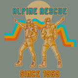 Alpine Rescue Team - Allmade® Unisex ORGANIC CVC Fleece Pullover Hoodie - Matcha Green