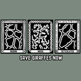 Save Giraffes Now - Allmade® Unisex ORGANIC CVC Fleece Pullover Hoodie - Matcha Green