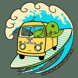 Tour de Turtles - EcoBlend Hooded Tee - Asparagus