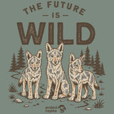 Project Coyote - Allmade® Unisex ORGANIC CVC Fleece Pullover Hoodie - Matcha Green