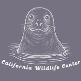 California Wildlife Center - Allmade® Unisex ORGANIC CVC Fleece Pullover Hoodie - Cosmic Purple