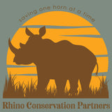 Rhino Conservation Partners - Allmade® Unisex ORGANIC CVC Fleece Pullover Hoodie - Matcha Green