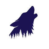 Rocky Mountain Wolf Project - Ladies Racerback Tank - White