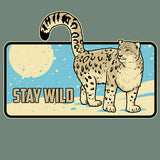Snow Leopard Trust- 100% ORGANIC Adult Allmade® Tee - Matcha Green